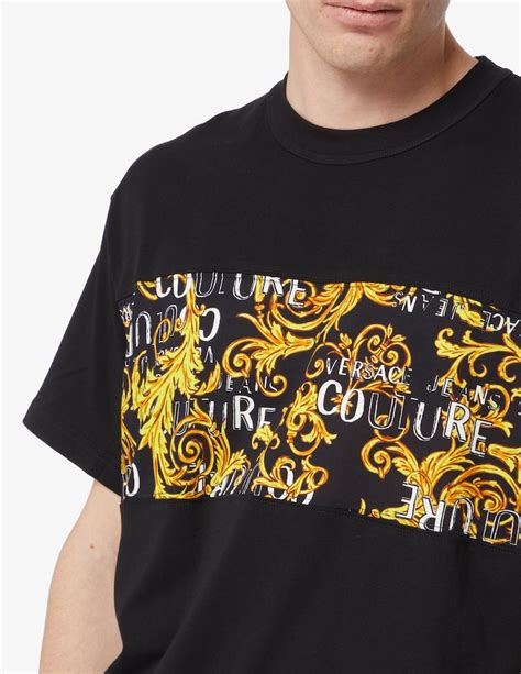 maglietta logo versace|versace jeans online shopping.